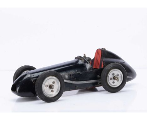 A Glow-plug engined model Racing Car by unknown maker, overall length approx 420mm, fitted with an ETA "29" glowplug engine t