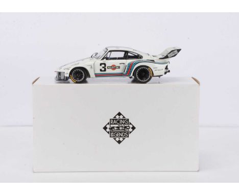 A Exoto Racing Legends 1:18 Scale Porsche 935 Turbo 1976 Dijon 6 Hrs (Stommelen/Schurti), RLG18103, in original box with aeri