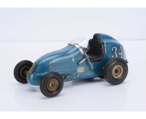 A small Glowplug-Engined 'Stubby-tail' Tether Racing Car by Ohlsson & Rice of Los Angeles, measuring approx 250mm overall, wi