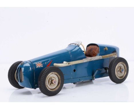 A Diesel-Powered Model 'Isle of Man Monsarati' Tether Racing Car by M&E Models (Exmouth), appears based on the smaller and si