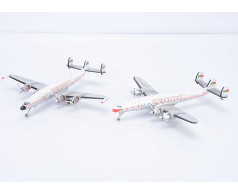 Small World Models 1:200 Scale Airliners, Lockheed L-1049 Super Constellation, two models in TAP (CS-TLE) and TAP (CS-TLA) li