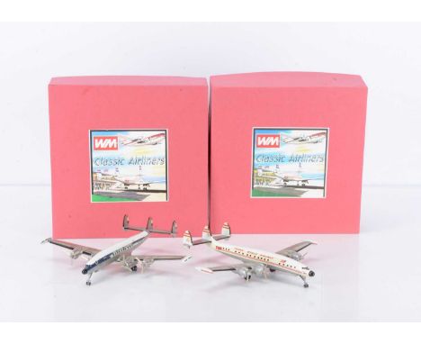 Western Models UK 1:200 Scale Classic Airliners, CA3C Lockheed L-1049G Super Constellation (T.W.A), CA3B Lockheed L-1049G Sup