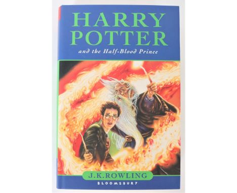 Harry Potter and the Half-Blood Prince by J K Rowling, first edition of Rowling’s sixth book, with dust jacket, published by 