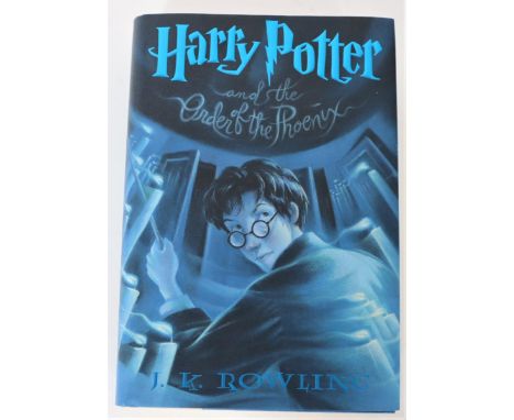 Harry Potter and the Order of the Phoenix 2003 by J K Rowling, first American edition of Rowling’s fifth book, with dust jack