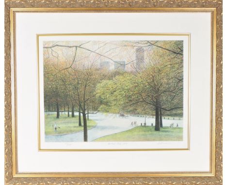 Harold Altman (1924-2003) Pennsylvania/France. Colored Lithograph. Overall size: 34 1/2 x 40 1/2 in. Sight size: 21 x 27 1/2 