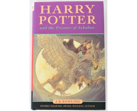 Harry Potter and the Prisoner of Azkaban 1999 by J K Rowling, first edition, first printing of Rowling’s third book, with dus