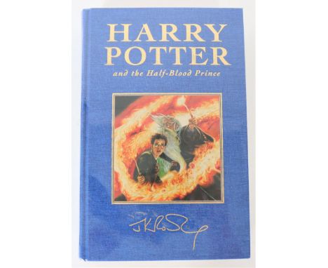 Harry Potter and the Half-Blood Prince by J K Rowling, first edition of Rowling’s sixth book, with no dust jacket as issued, 