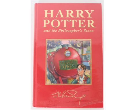Harry Potter and the Philosopher’s Stone 1999 by J K Rowling, Deluxe British Edition, only 4000 printed, an unopened sealed c