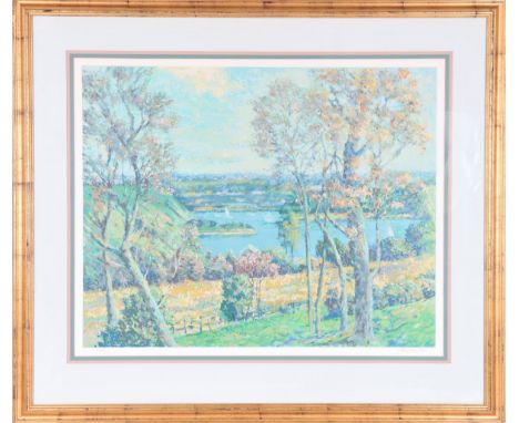 Christian Title (Born 1932) California artist. Serigraph signed in pencil lower right and numbered 243/295. Titled "Favorite 