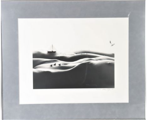 Titled “Seagulls”, silver-gelatin darkroom print, numbered 28/100, signed and dated ’09 in pencil. Bodyscapes, by artist Alla