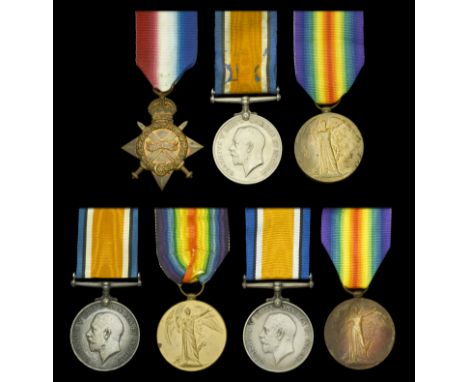 Three: Private W. A. Williams, 2nd Regiment, South African Infantry, late Natal Light Horse 1914-15 Star (Pte. W. A. Williams