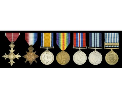A Second War O.B.E. group of seven awarded to Lieutenant-Colonel A. P. Lillie, East Kent Regiment, late Manchester Regiment, 