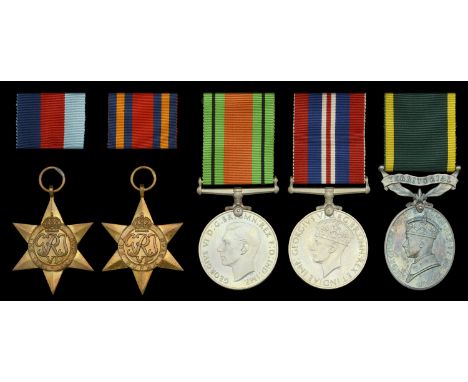 Five: Captain D. M. Grant, 2nd Battalion, King’s Own Scottish Borderers  1939-45 Star; Burma Star; Defence and War Medals 193