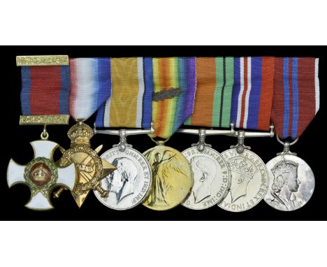 The important Great War D.S.O. group of seven awarded to Colonel Sir Thomas A. Bradford, Durham Light Infantry, the only surv