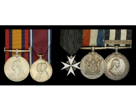 Family Group:  Pair: Lieutenant-Colonel R. B. Gettliffe, Railways and Harbours Brigade, Active Citizen Force Queen’s South Af