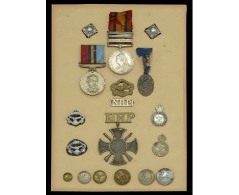 Family Group:  Queen’s South Africa 1899-1902, 3 clasps, Cape Colony, Transvaal, South Africa 1901, date clasp loose on riban