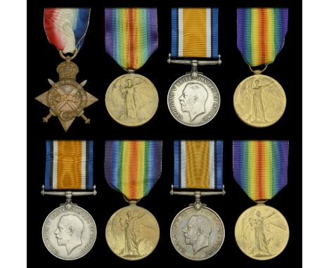 Pair: Corporal S. Taylor, Cheshire Regiment 1914-15 Star (18139 L.Cpl. (A. Cpl.) S. Taylor Ches: R.); Victory Medal 1914-19 (