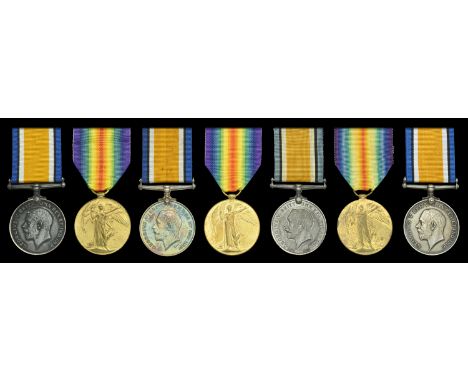 Pair: Battery Sergeant Major J. Byrne, Royal Artillery British War and Victory Medals (5844 W.O. Cl. II. J. Byrne. R.A.) edge