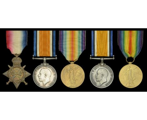 Three: Corporal D. McKnight, Royal Irish Rifles 1914-15 Star (11034. Pte.-A.Sjt- D. McKnight, R. Ir. Rif.); British War and V