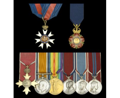 A post-War C.M.G., Second War C.I.E., inter-War O.B.E. group of eight awarded to Lieutenant-Colonel R. R. Burnett, 27th Punja