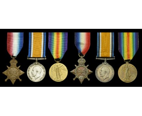 Three: Private G. K. Ramsay, 2nd Regiment, South African Infantry, who died of wounds on 24 February 1917 1914-15 Star (Pte. 