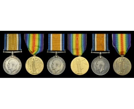 Pair: Private W. J. Adams, 9th (County of London) Battalion (Queen Victoria’s Rifles), London Regiment British War and Victor