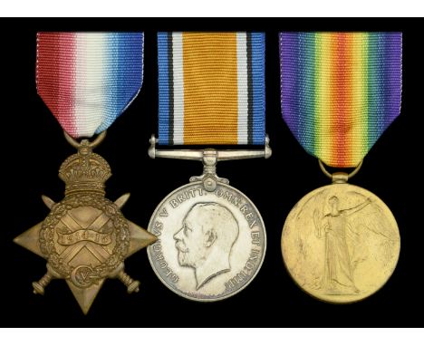 Three: Private R. E. Bunting, 14th (County of London) Battalion (London Scottish), London Regiment, who was wounded in action