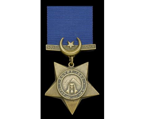 Khedive’s Star, dated 1882, the reverse impressed ‘4221. Priv’t R. Davis. C.T.C.’, contact marks, nearly very fine £50-£70