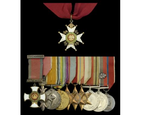 A post-War C.B., Second War ‘North Africa’ D.S.O., O.B.E. group of eleven awarded to Major-General G. S. Hatton, Royal Engine