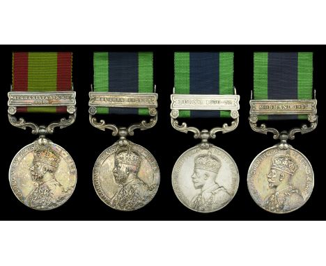 India General Service 1908-35, 1 clasp (2), Afghanistan N.W.F. 1919 (338. Gnr.-Nk. Yusaf Khan, 2 K.M. Bty.); Malabar 1921-22 