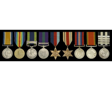 Family Group:  Eight: Captain G. R. Strachan, Argyll and Sutherland Highlanders, Indian Army, and Union Defence Force, who wa