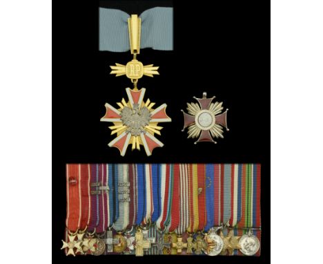 The group of nineteen miniature dress medals attributed to W. W. W. WÄ™glewski, Polish Forces  Poland, Republic, Order of Pol