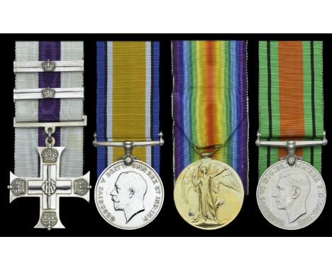 The unique Great War M.C. and Second and Third Award Bars group of four awarded to Major T. Buckley, 1st Battalion, Royal Mar