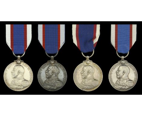 Royal Fleet Reserve L.S. & G.C., G.V.R., 1st issue (4) (K.23466 (Po. B.13508) A. Blakelock. Sto.1. R.F.R.; SS.101424 Po. B.37