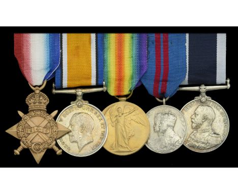 Five: Stoker Petty Officer W. R. Tubbs, Royal Navy, who served in the Royal Yacht Victoria and Albert, and subsequently in H.