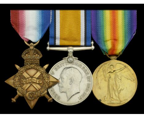 Three: Private E. M. Prenderville, 8th (City of London) Battalion (Post Office Rifles), London Regiment, who was severely wou