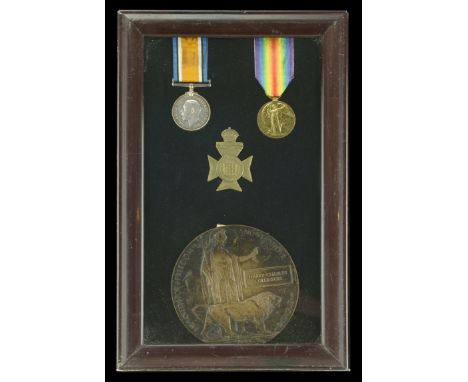 Pair: Private H. C. Collinson, 16th (County of London) Battalion (Queen’s Westminster Rifles), London Regiment, who was kille