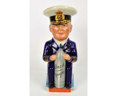 A Wilkinson Ltd Royal Staffordshire Pottery WWI character jug designed by Sir Francis Carruthers Gould depicting Admiral Beat