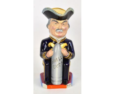 A Wilkinson Ltd Royal Staffordshire Pottery WWI character jug designed by Sir Francis Carruthers Gould depicting Lloyd George