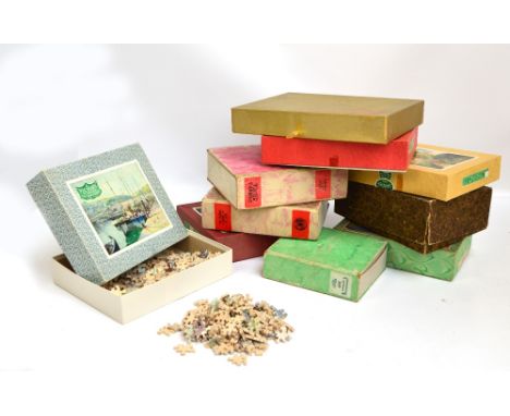 A collection of boxed games comprising a chess set, a box of four different coloured counters, and a large quantity of wooden