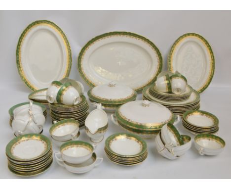 A large quantity of Royal Worcester "Arundel" pattern and "Regency" pattern decorated tea and dinner ware comprising dinner p