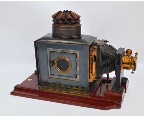 A c.1895 magic lantern by Altrincham based Thornton Pickard, the early pioneer of the development of the camera industry, wit