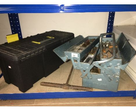 2 TOOL BOXES AND CONTENTS TOOLS SAFETY SPECS ETC