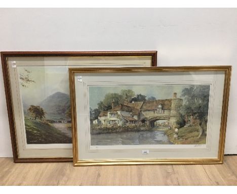 LIMITED EDITION 331 850 PRINT SIGNED STURGEON AND 1 OTHER