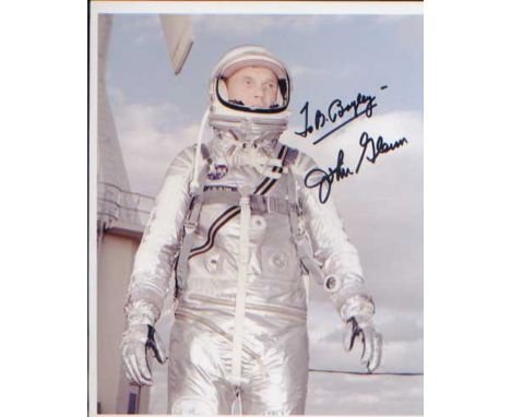 Mercury - John Glenn. A dedicated 10x8 portrait of legendary Astronaut Senator John Glenn. First American to orbit Earth and 