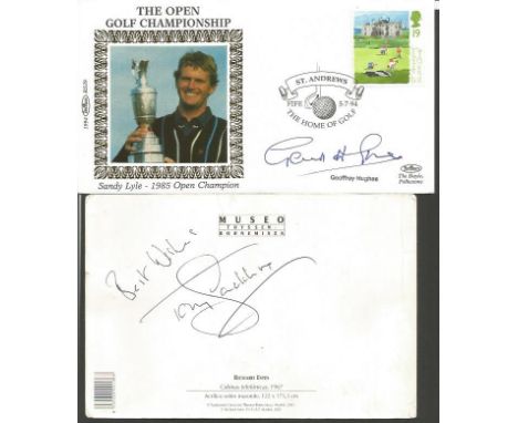 Signed First Day Cover Collection. A mixed lot of seven unusual signed covers. Consists of 1994 Benham Open Golf Championship