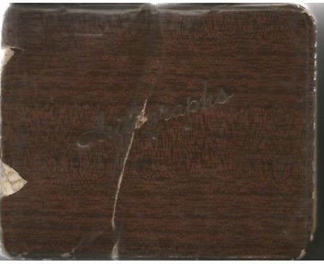 Vintage 1930s Football Album signed by 1935/36 Season Stoke City Players including Stanley Matthews, Sid Fursland, Harry Sell