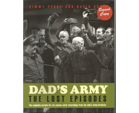 David Croft, Jimmy Perry, Clive Dunn, Ian Lavender, Bill Pertwee, Frank Williams and Pamela Cundell signoed Dad's Army - the 