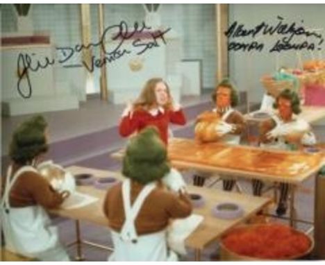  Willy Wonka multi signed: 8x10 inch photo from the classic film 'Willy Wonka & the Chocolate Factory' signed by Julie Dawn C