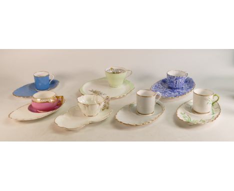 A collection of 19th/20th century tennis sets, including Copeland Spode, Aynsley etc. (7)